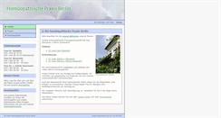 Desktop Screenshot of homoeopathische-praxis-berlin.de